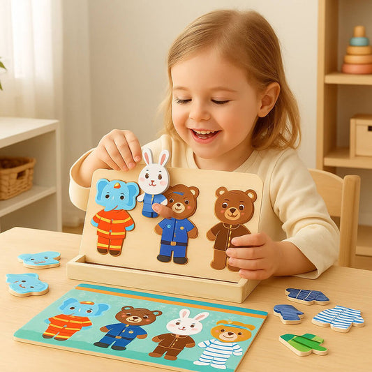 Puzzle bois | Créatif Naturel - Kidstresor