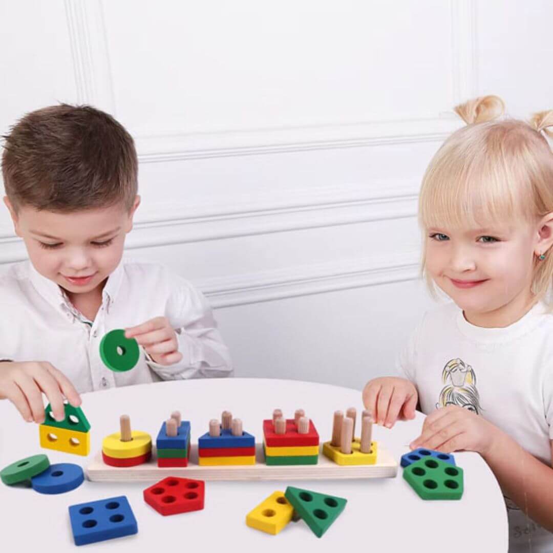 Puzzle bois | Geoformi™ - Kidstresor