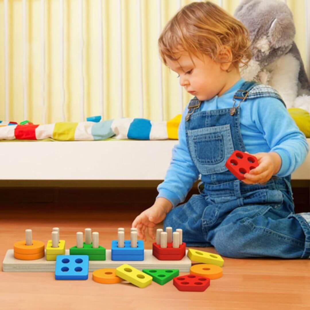 Puzzle bois | Geoformi™ - Kidstresor