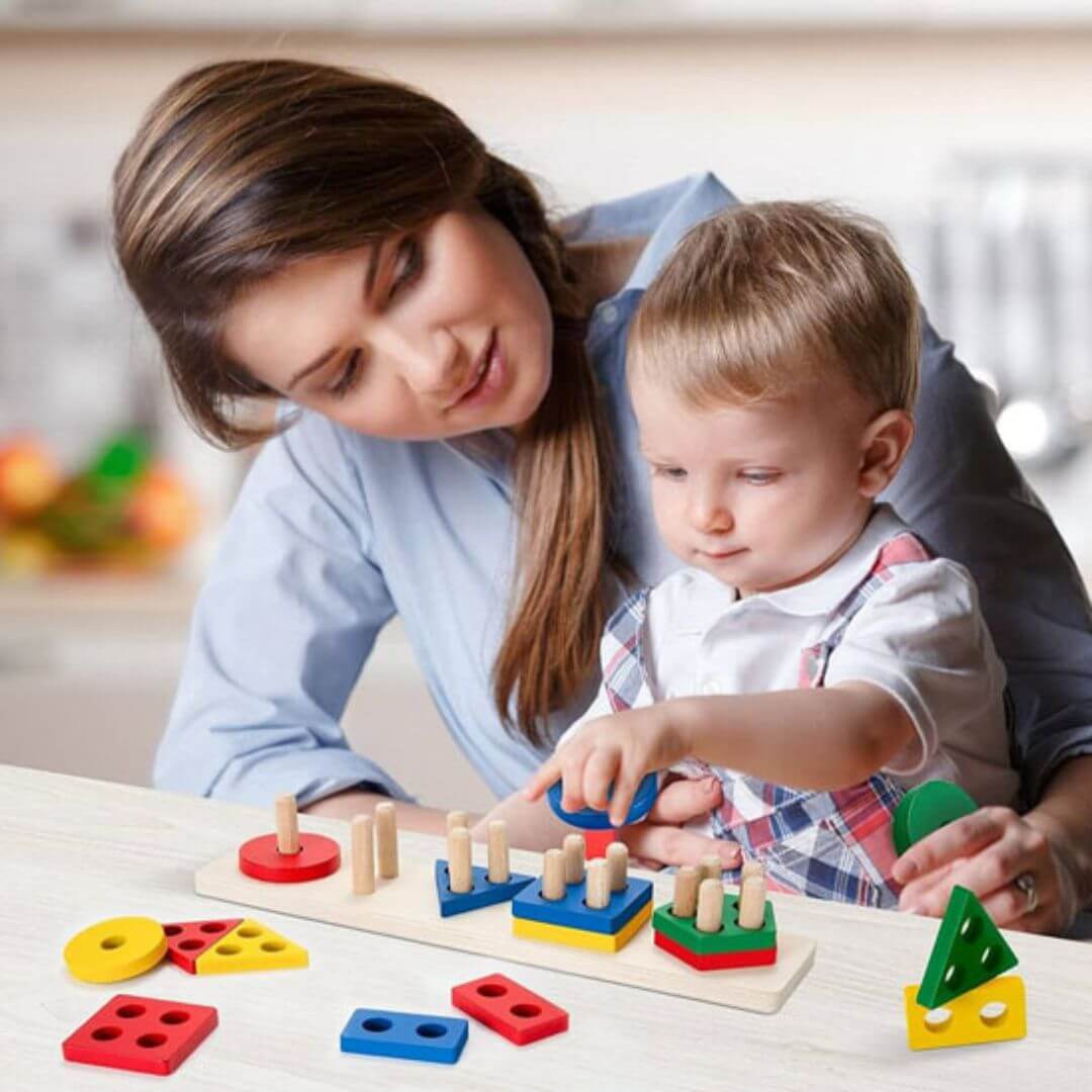 Puzzle bois | Geoformi™ - Kidstresor