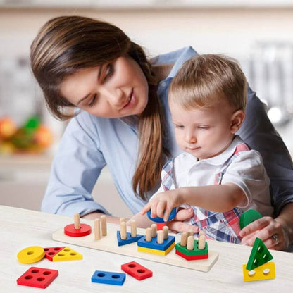 Puzzle bois | Geoformi™ - Kidstresor