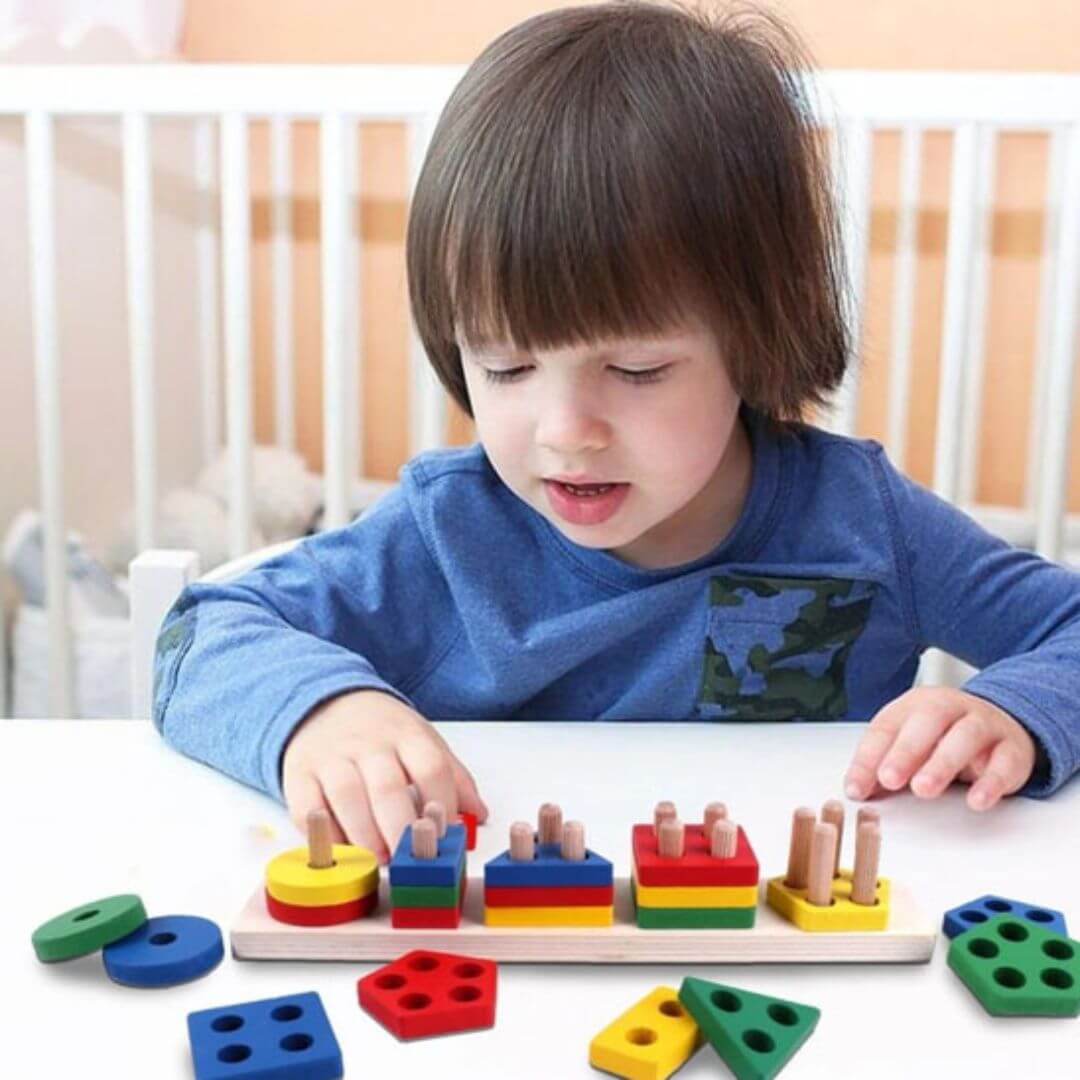 Puzzle bois | Geoformi™ - Kidstresor