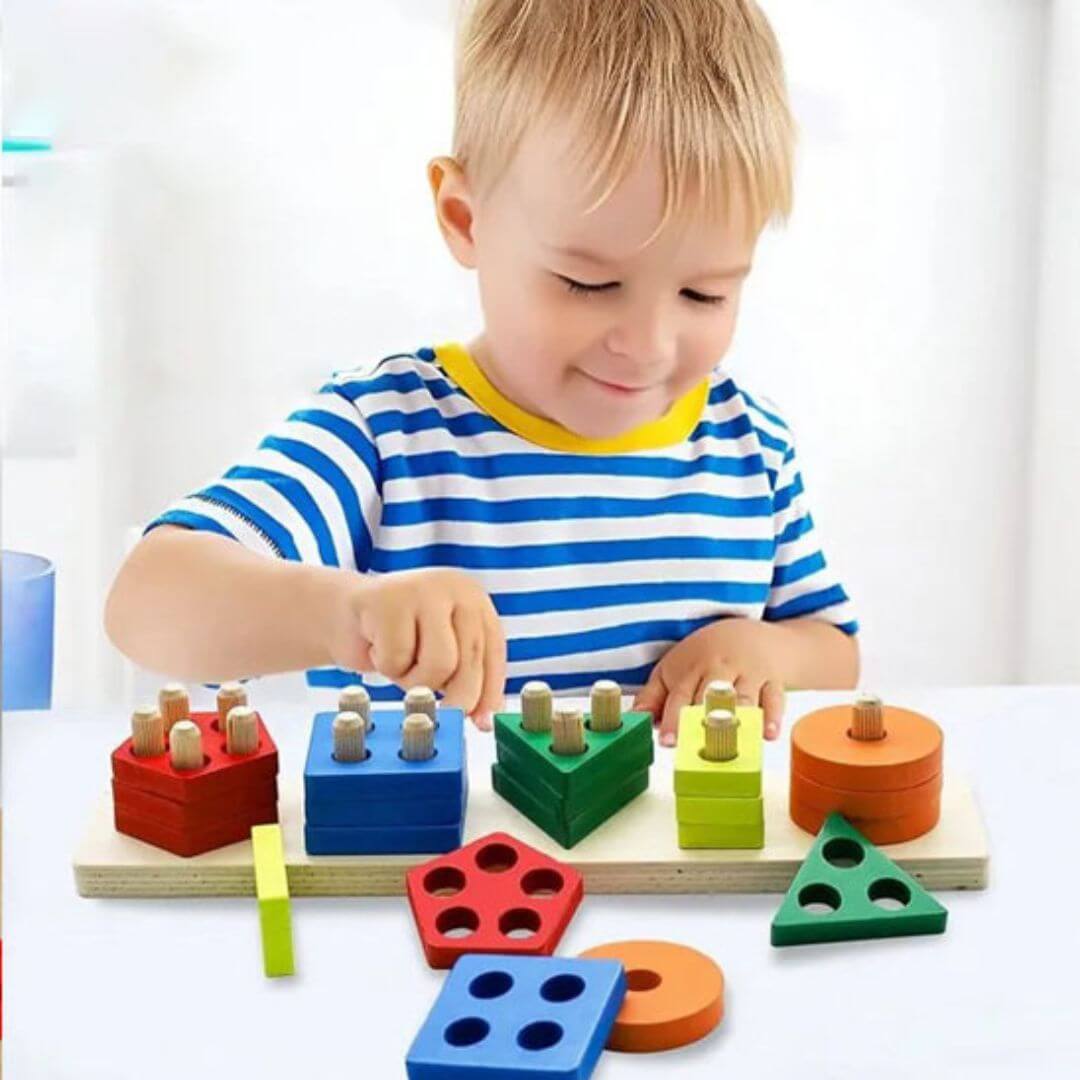 Puzzle bois | Geoformi™ - Kidstresor