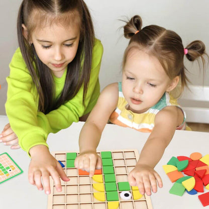Puzzle en bois | Approche Montessori pour favoriser l'autonomie - Kidstresor
