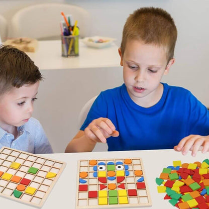 Puzzle en bois | Approche Montessori pour favoriser l'autonomie - Kidstresor