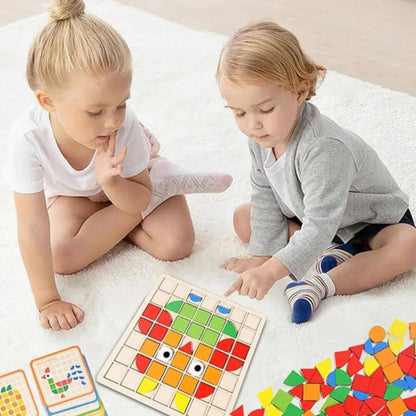 Puzzle en bois | Approche Montessori pour favoriser l'autonomie - Kidstresor