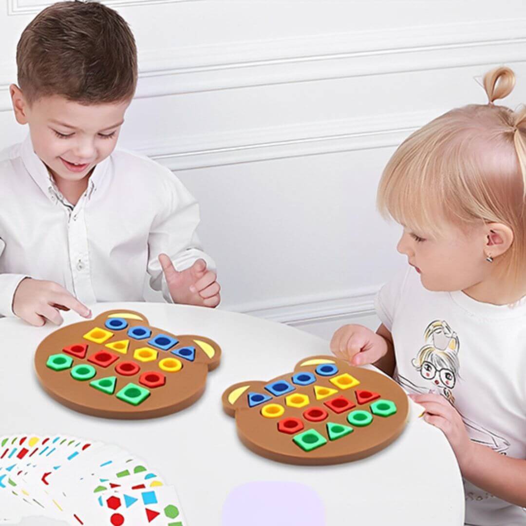 Puzzle enfant | Jeu d'association de formes - Kidstresor