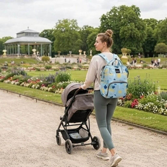 Sac à dos à langer imperméable multifonction – Motifs ludiques - Kidstresor