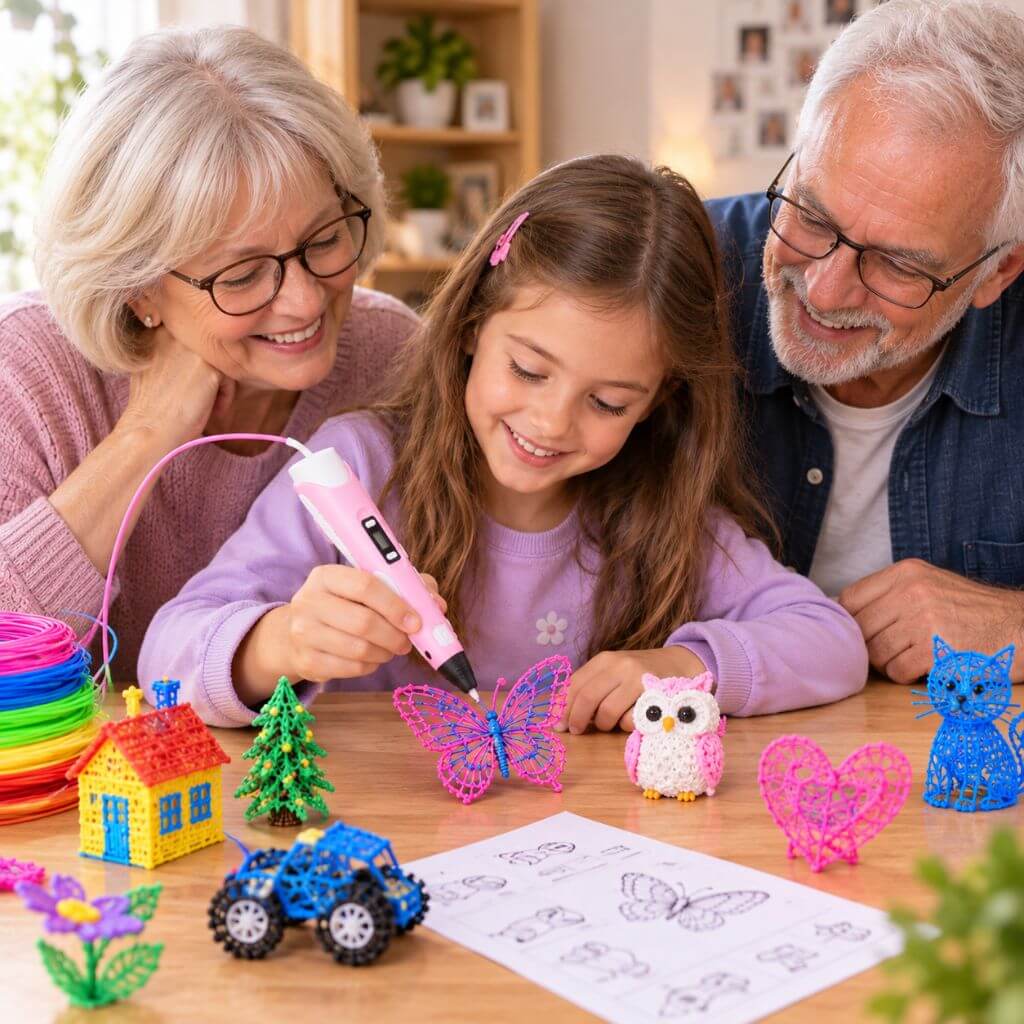 Stylo 3D Enfant avec 50 m de Filament PLA – Pack Complet Créatif - Kidstresor