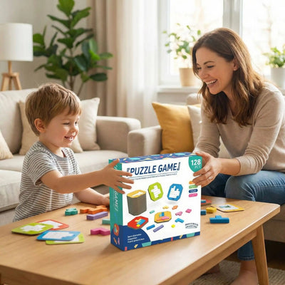 Tangram Arc - en - Ciel – Jeu de Réflexion Éducatif pour Enfants - Kidstresor