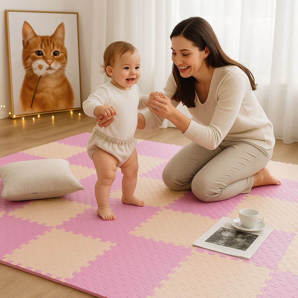 tapis d'éveil bébé | Sécurisé et Confortable - Kidstresor