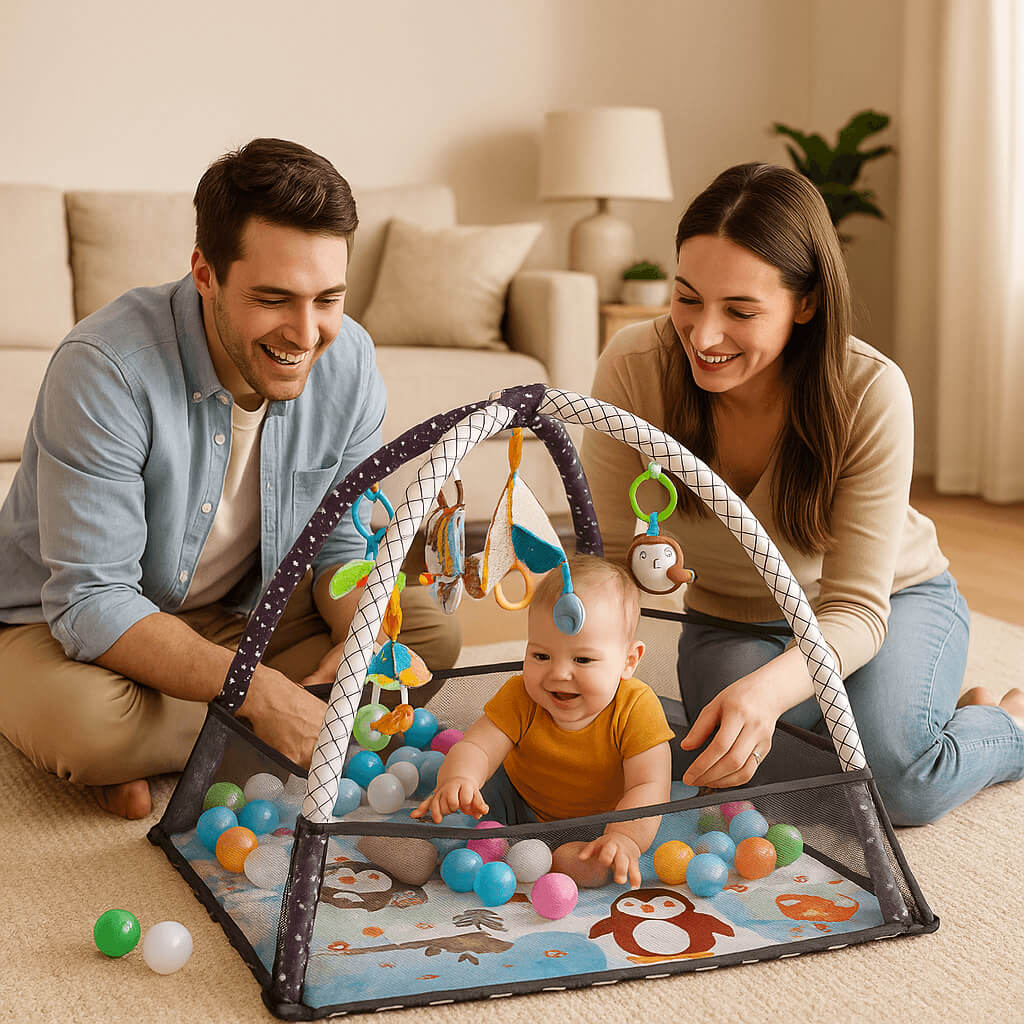 Tapis d'éveil bébé | Sensoriel - Kidstresor