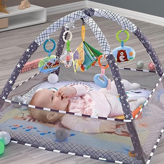 Tapis d'éveil bébé | Sensoriel - Kidstresor