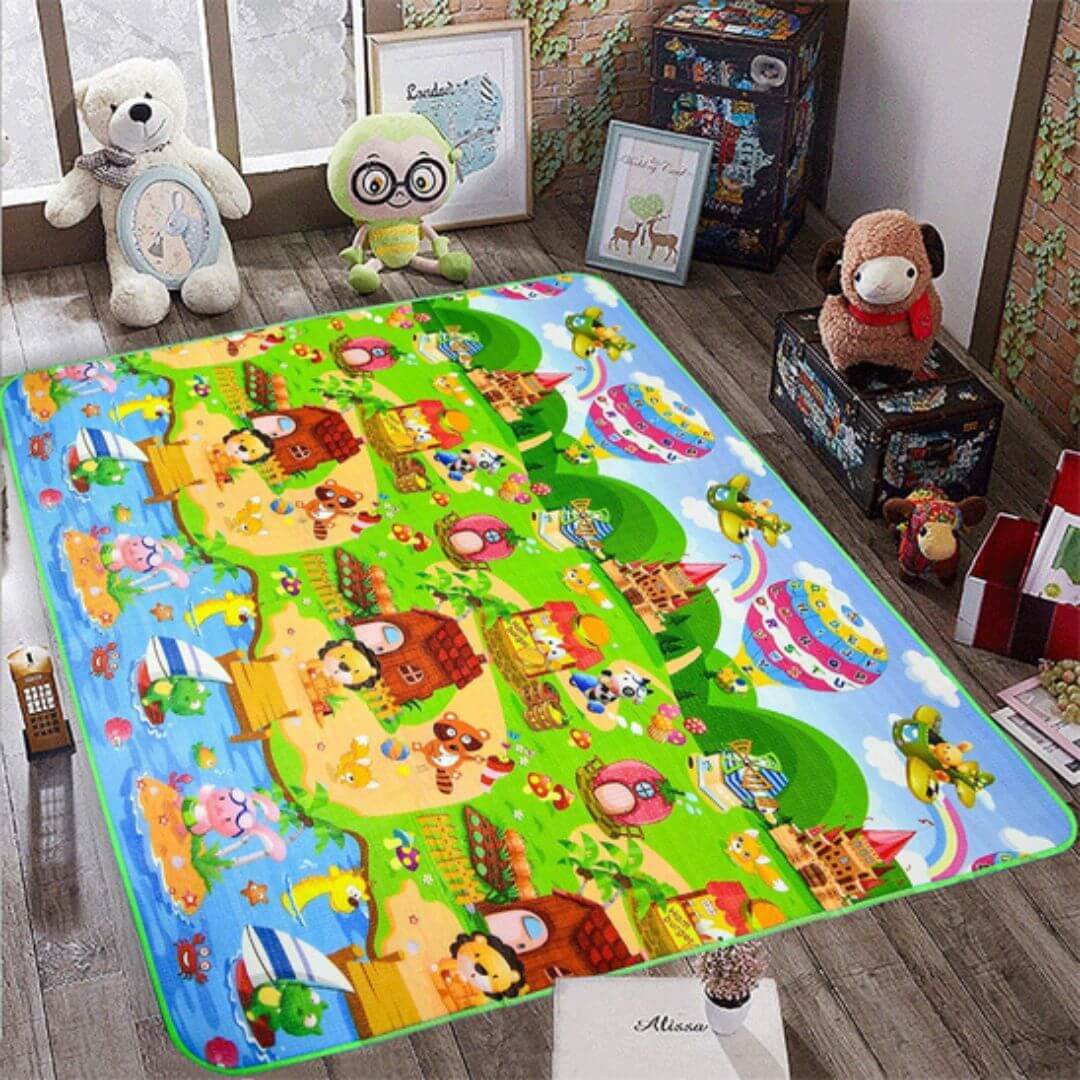 Tapis d'éveil Montessori | Doux et Sensoriel - Kidstresor
