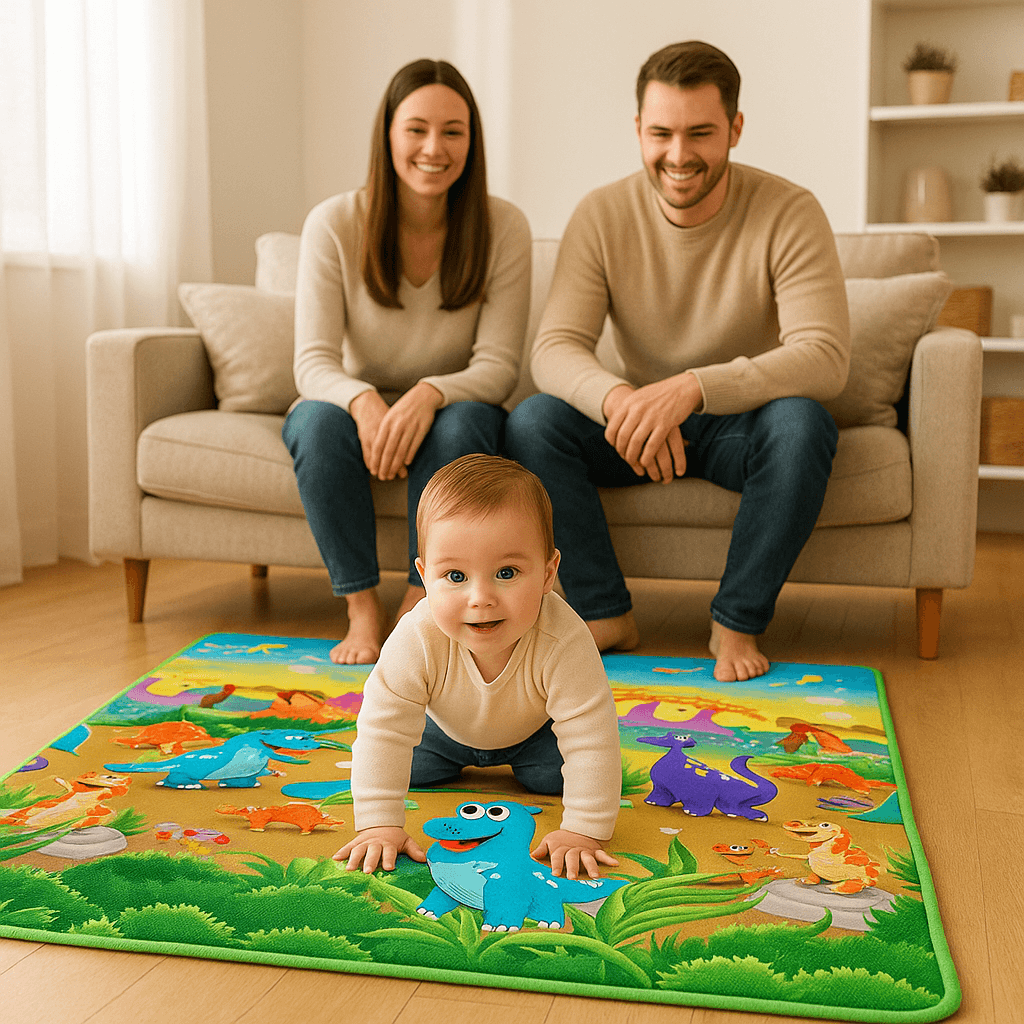 Tapis d'éveil Montessori | Doux et Sensoriel - Kidstresor