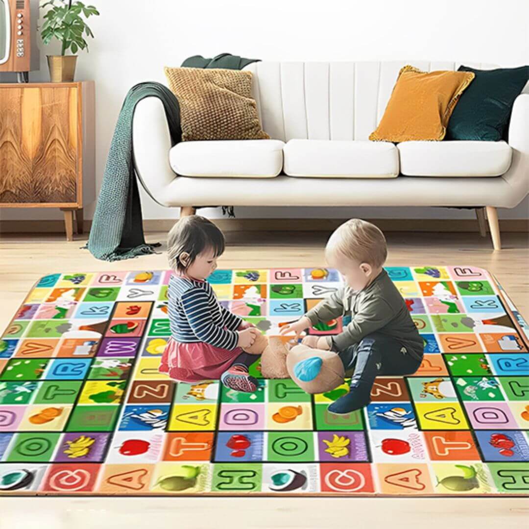 Tapis d'éveil Montessori | Doux et Sensoriel - Kidstresor