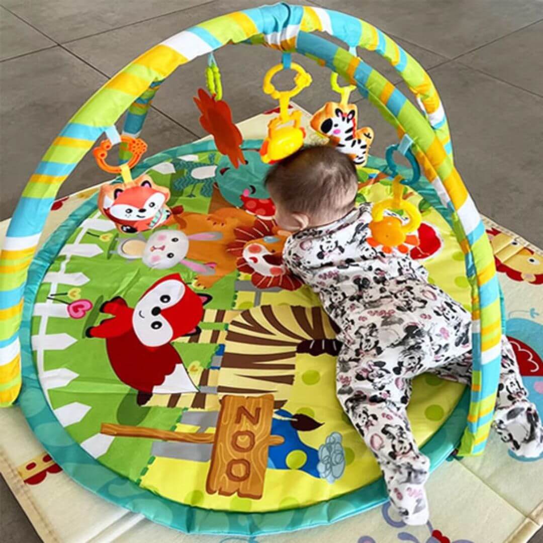 Tapis d'Éveil Sensoriel | Coloré - Kidstresor