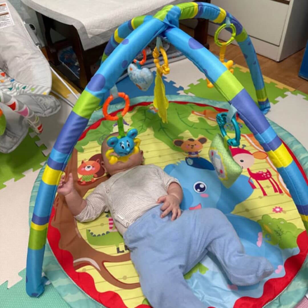 Tapis d'Éveil Sensoriel | Coloré - Kidstresor