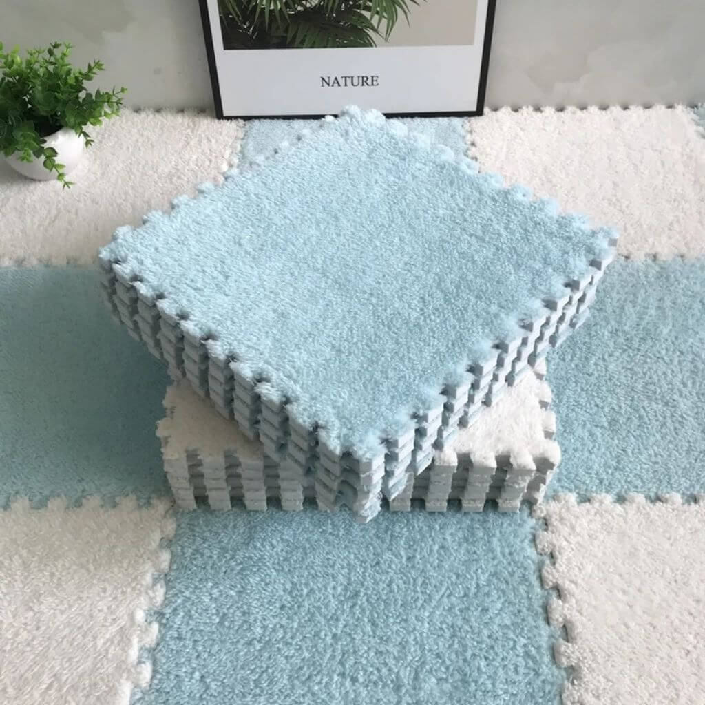 Tapis Puzzle en Mousse pour Bébé – Confort, Sécurité et Espace de Jeu Modulable - Kidstresor