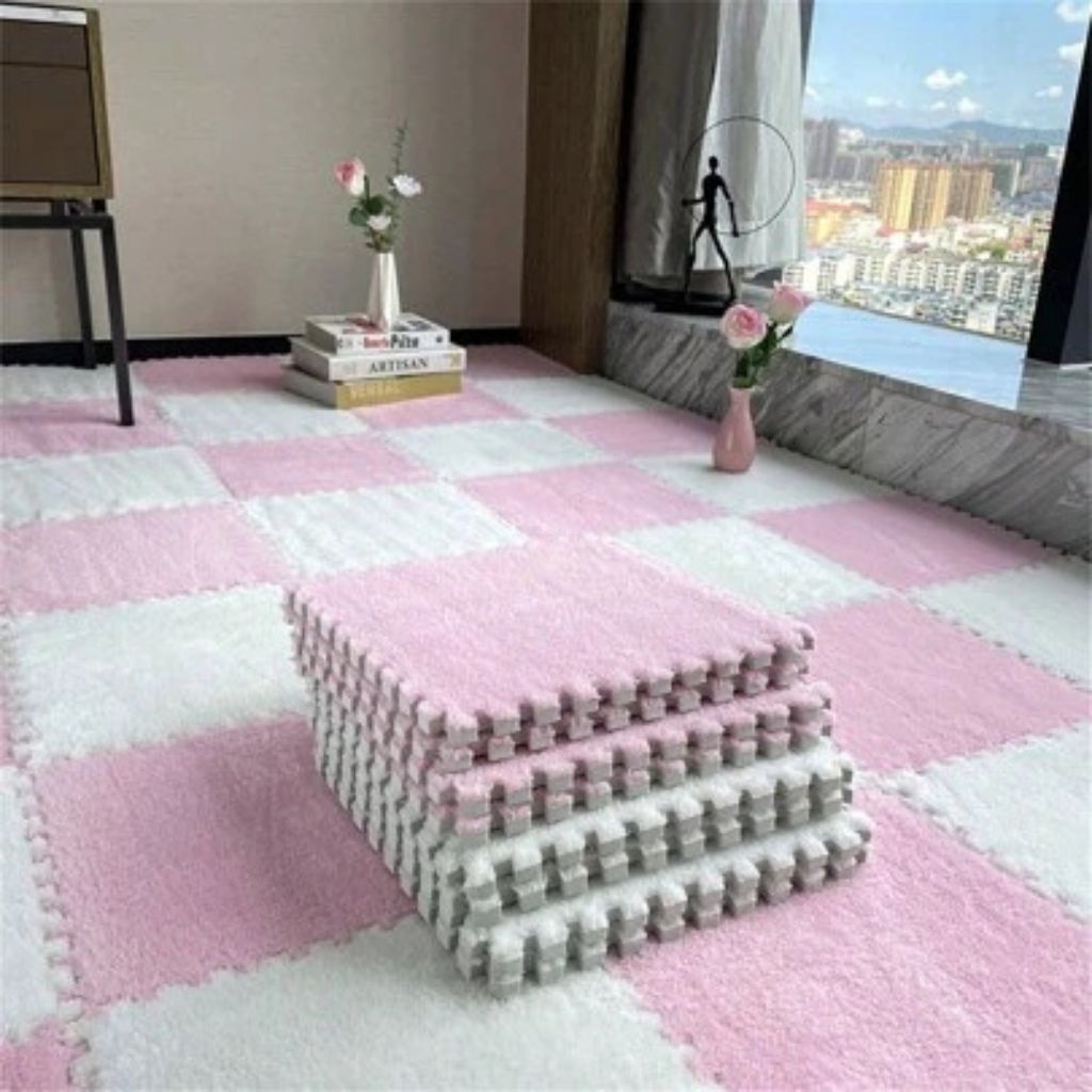 Tapis Puzzle en Mousse pour Bébé – Confort, Sécurité et Espace de Jeu Modulable - Kidstresor