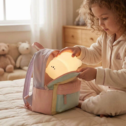 Veilleuse Bébé Cocooning LED Douce Nuit™ – Lumière Tactile Rechargeable - Kidstresor