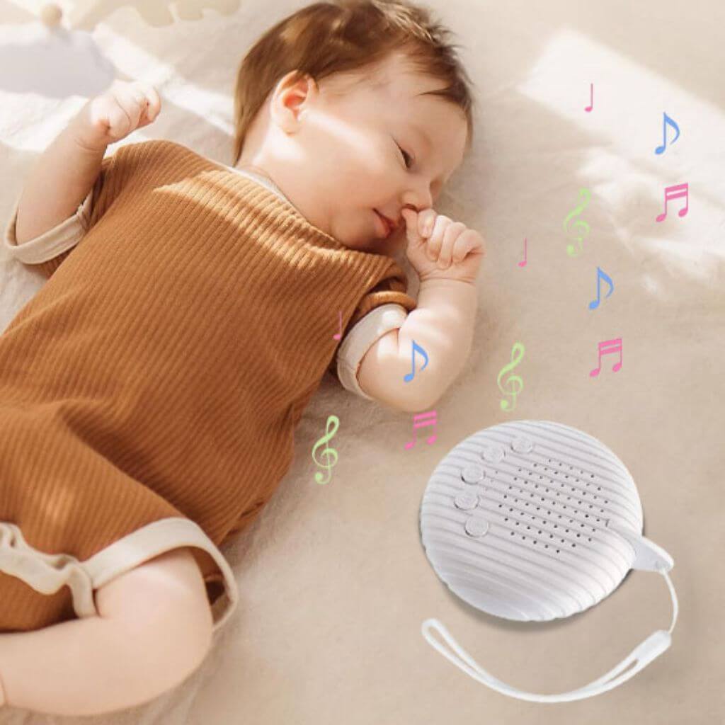 Veilleuse Bruit Blanc Bébé Rechargeable – 10 Sons Apaisants Coquillage™ - Kidstresor