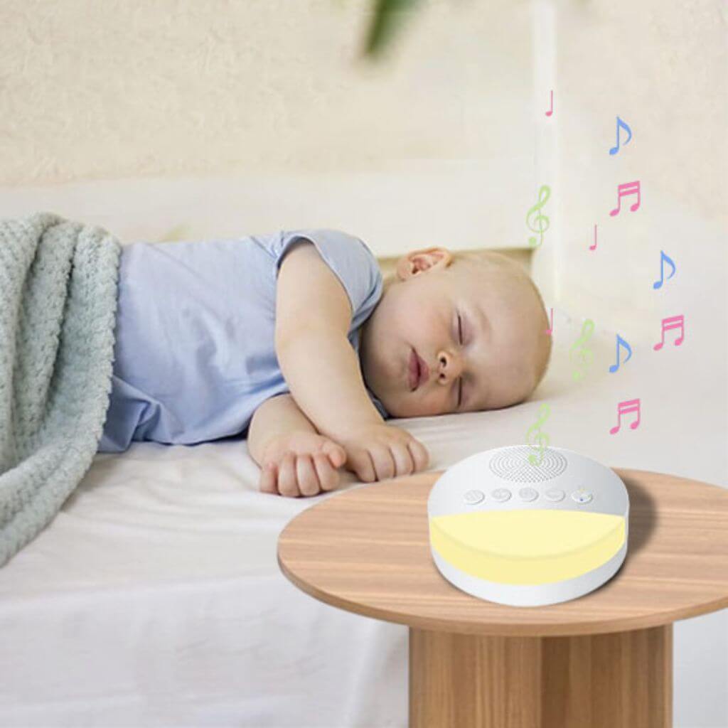 Veilleuse Bruit Blanc Bébé – Sommeil Calme & Apaisé - Kidstresor