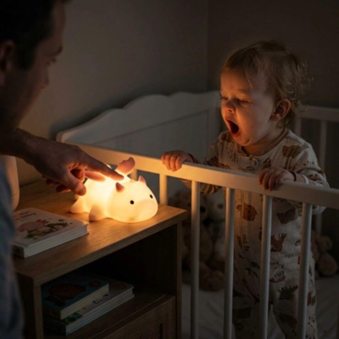 veilleuse dinosaure cadeau naissance noel