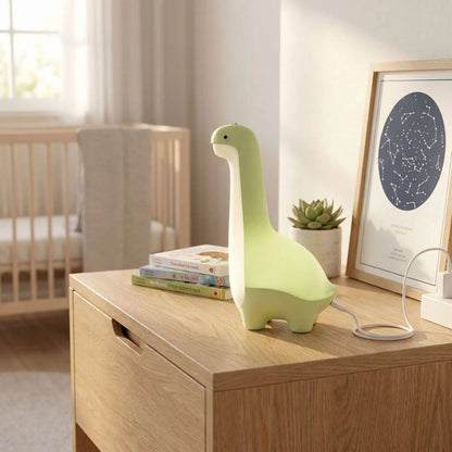 Veilleuse enfant dinosaure LED rechargeable – lampe de nuit douce bébé - Kidstresor