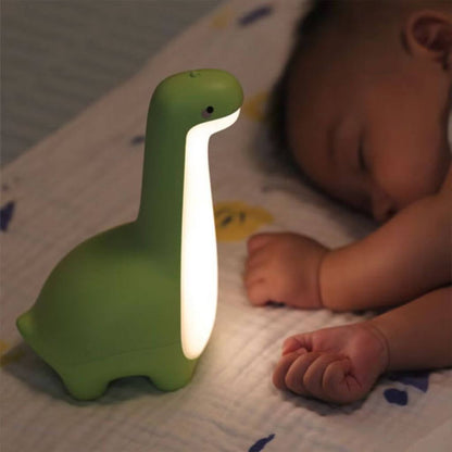 Veilleuse enfant dinosaure LED rechargeable – lampe de nuit douce bébé - Kidstresor