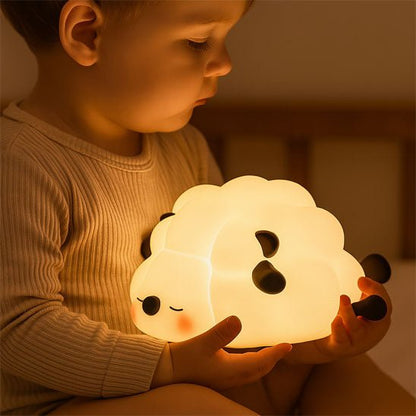 Veilleuse enfant LED silicone – mouton ou panda - Kidstresor