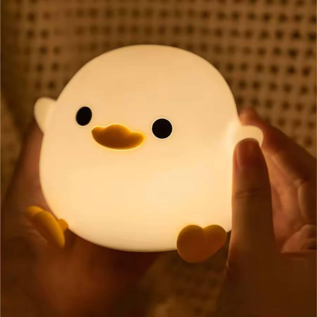 Veilleuse Enfant Pioupiou LED Rechargeable USB – Lampe Tactile en Silicone Doux pour Bébé et Enfant - Kidstresor