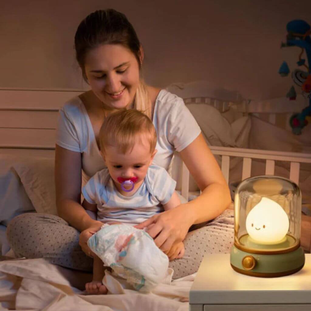 Veilleuse Enfant Rechargeable Goutte Lumina – BabyGlow™ - Kidstresor