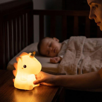 Veilleuse Licorne LED Rechargeable Enfant 🦄 - Kidstresor