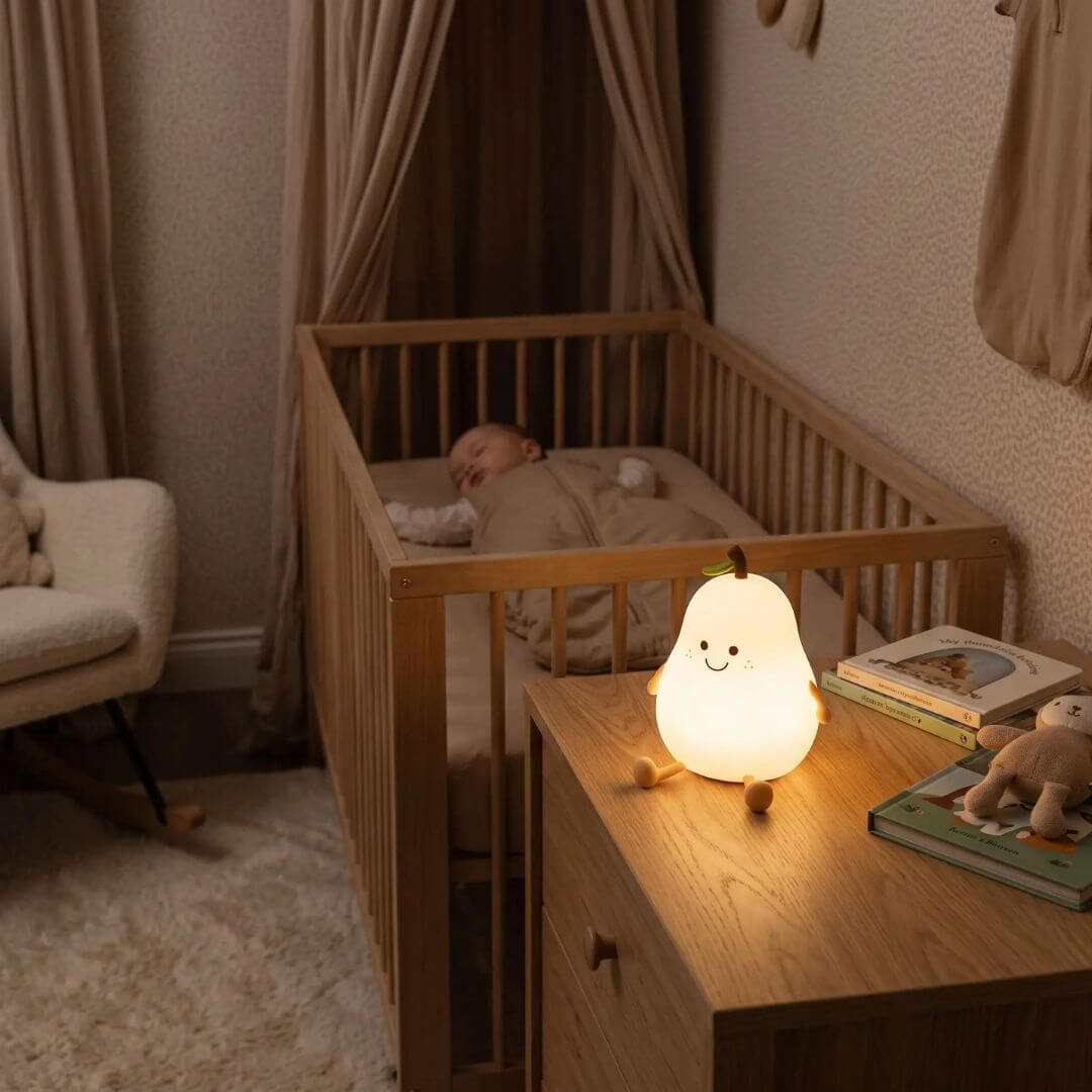 Veilleuse Poire – Lampe Tactile 7 Couleurs pour Chambre Enfant - Kidstresor