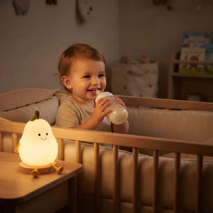 Veilleuse Poire – Lampe Tactile 7 Couleurs pour Chambre Enfant - Kidstresor